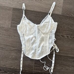Lace corset top